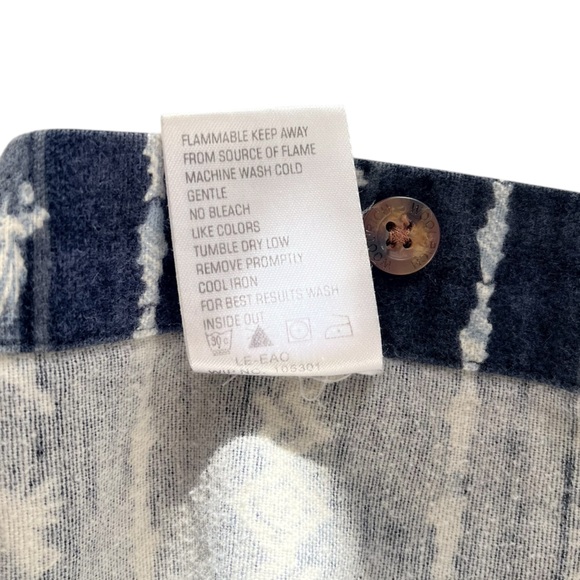 Woolrich blue flannel fishing lure print button down shirt Men’s M - Picture 13 of 13